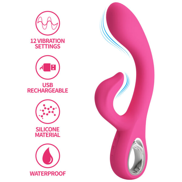 Silicone Rabbit Vibrator BI-300083