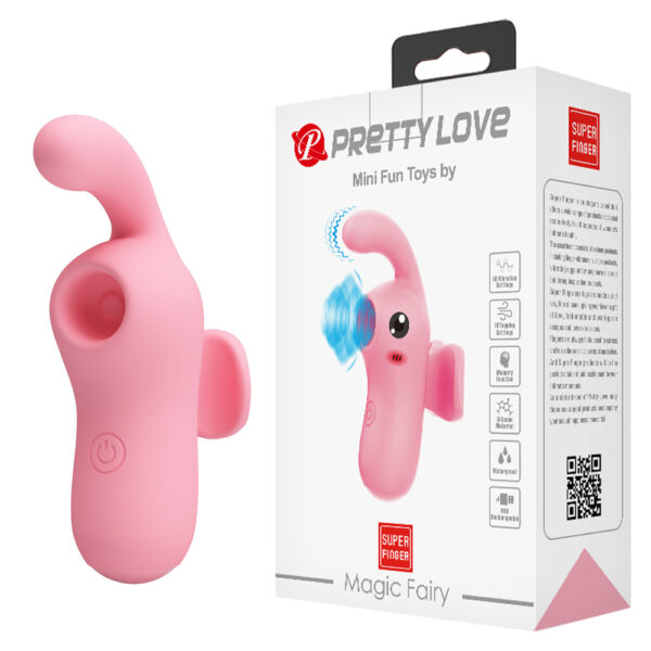 Prettylove Clit Suction Finger Vibrator BI-300086