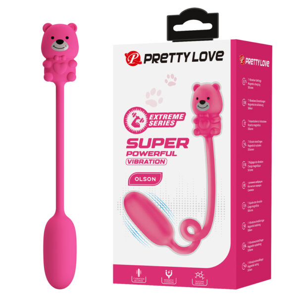 Prettylove Bear Tail Vibrating Bullet BI-300141