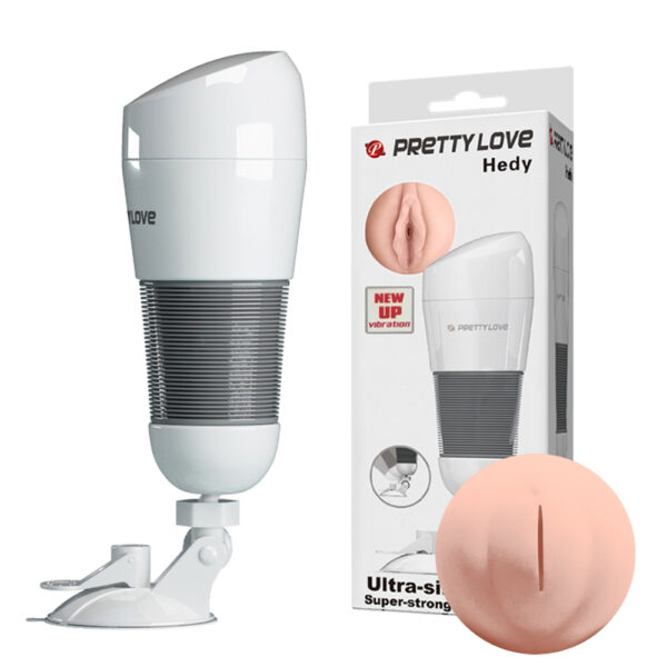 Suction Base Vibrating Masturbator Hedy