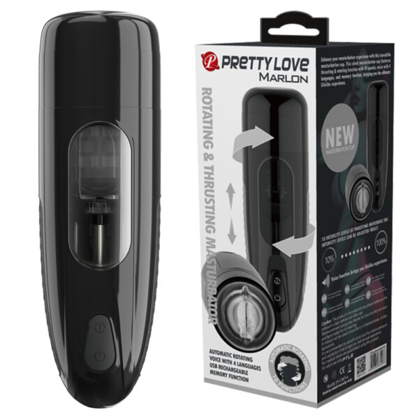 Prettylove Sex Talk Thrusting Masturbation Cup BM-00900T60