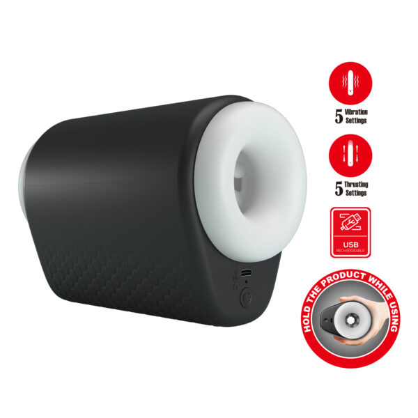 Vibrating Thrusting Masturbation Cup