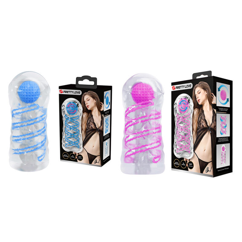 See Through Male Masturbation Cup With Ball BM-009229N