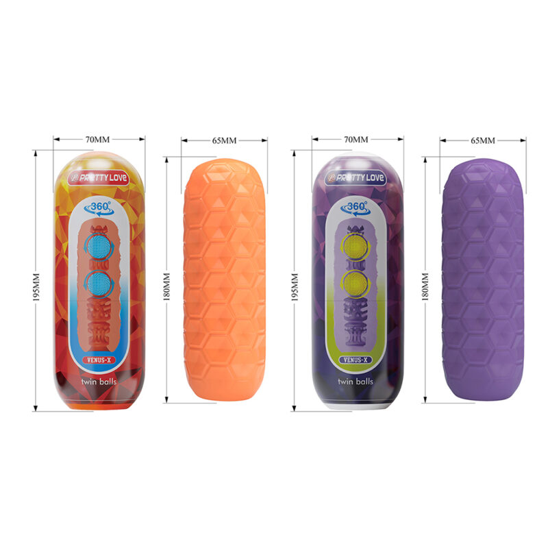 Prettylove Masturbation Cup With Balls BM-009230NQ