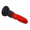 9.6" Silicone Monster Dildo - Fire Dragon