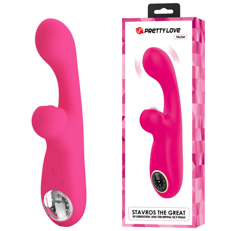 Prettylove LED Thumping Rabbit Vibrator BW-500039LED