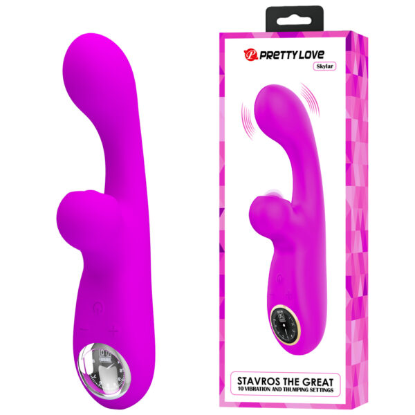 Silicone Rabbit Vibrator BW-500039LED