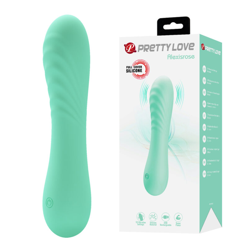 Prettylove Rippled Bendable G-Spot Vibrator BW-500053-1