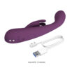 Dark Purple Rabbit Vibrator BW-500100