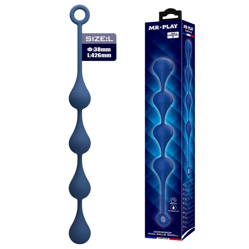 Prettylove 16.8 inch Silicone Anal Beads BI-040229-MR