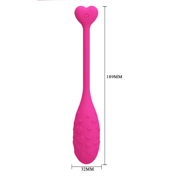 Heart Tailed Bullet Vibrator BI-300016HP