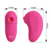 Crescent Clitoris Suction Vibrator BI-300095
