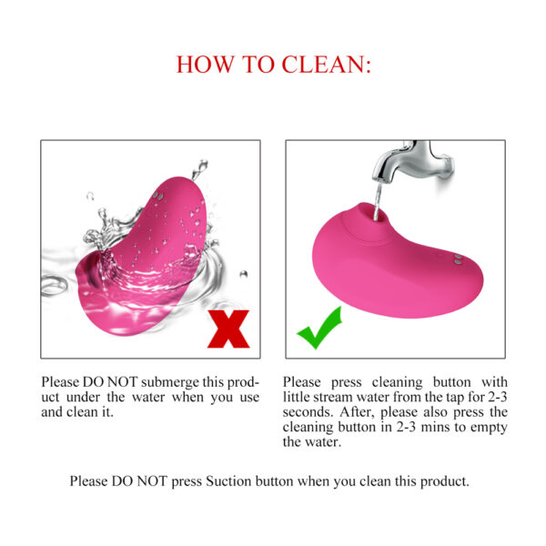 Crescent Clitoris Suction Vibrator BI-300095