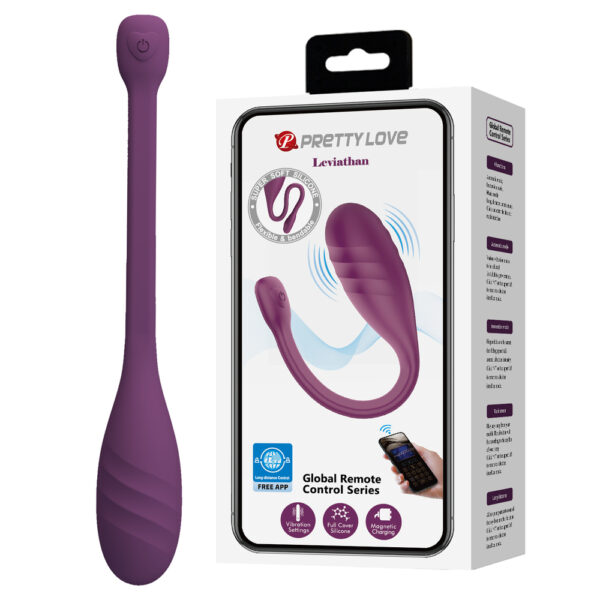 Prettylove Spiral Silicone Egg Vibrator BI-300103HP
