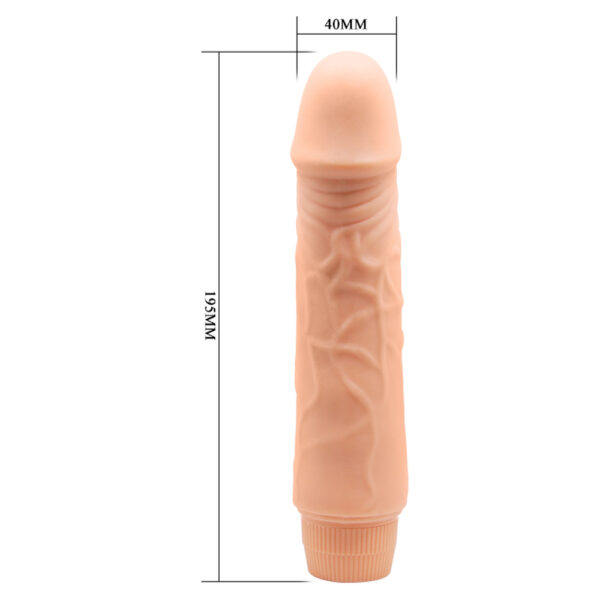 7.6" Vibrating Dildo BW-001032R