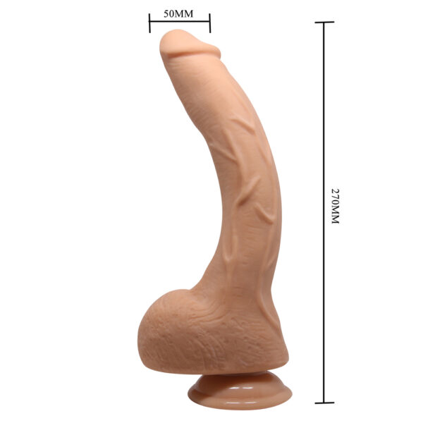 10.6" Vibrating Ball Dildo BW-008039