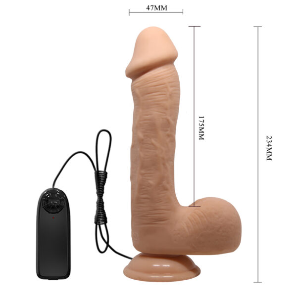 9.2" Vibrating Ball Dildo BW-008040