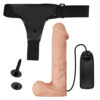 10.2" Vibrating Dildos Strap On Harness
