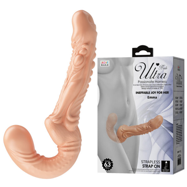 Prettylove Dual Pentration Textured Dildo BW-022085