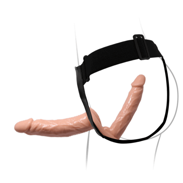 7.1"+5.9" Double Dildos Strap On Harness