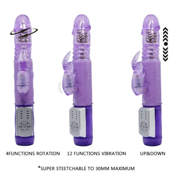 Rotating Thrusting Rabbit Vibrator BW-037351