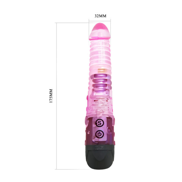 6.9" Spiral Jelly Vibrator