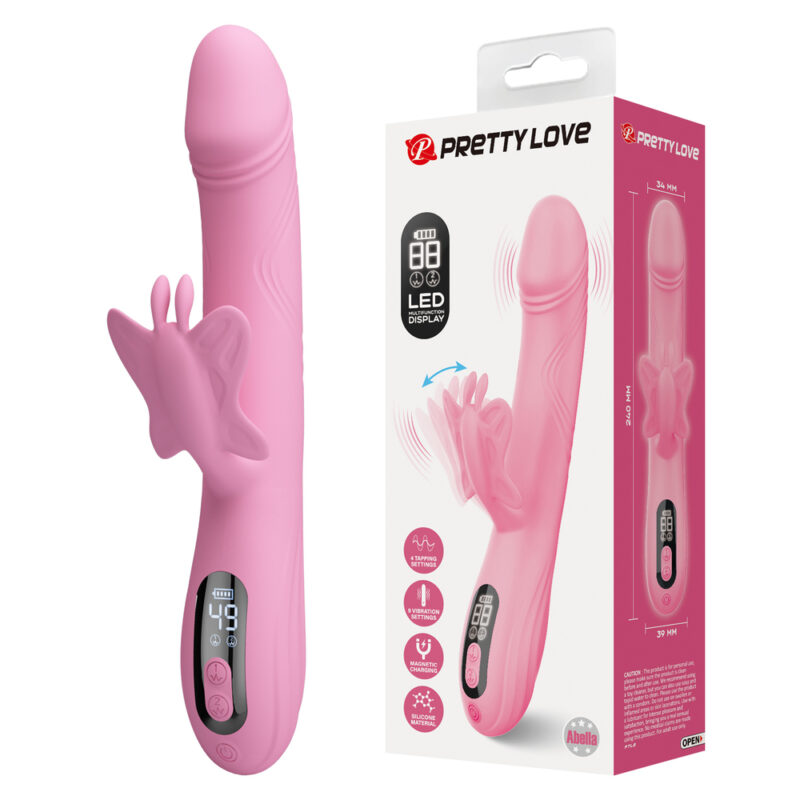 Prettylove Butterfly Tapping Rabbit Vibrator BW-500110