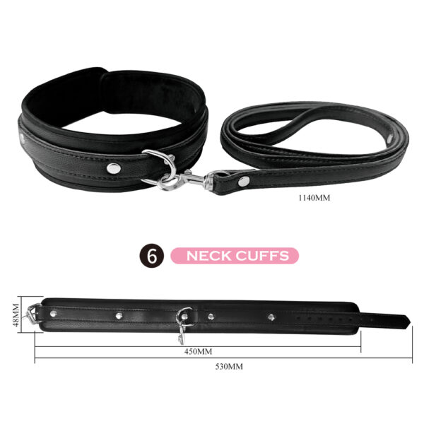8pcs Leather Bondage Kits SM-BL005H