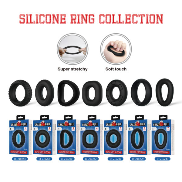 56pcs Pack Cock Ring Series